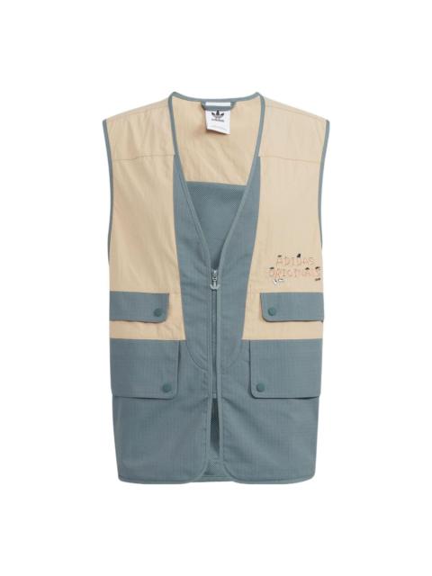adidas x CHARR Vest 'Blue Khaki' IA8477