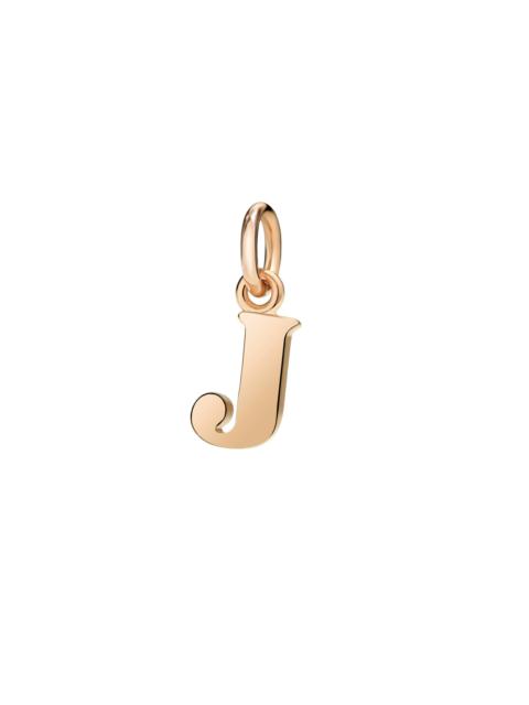 ROSE GOLD LETTER J CHARM
