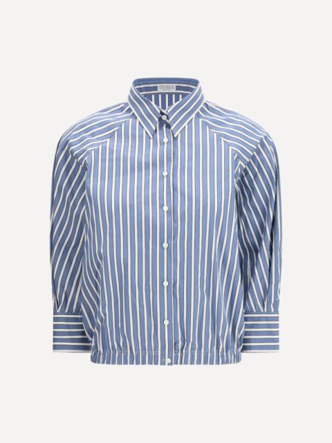 Shadow stripe poplin Shirt