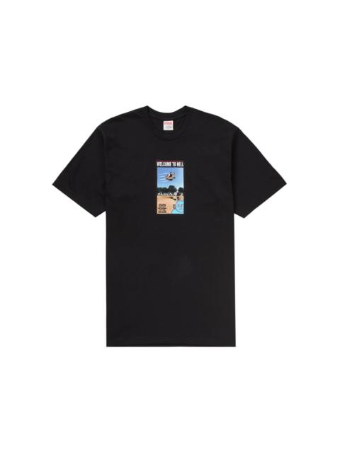 Supreme Toy Machine Welcome To Hell Tee Black
