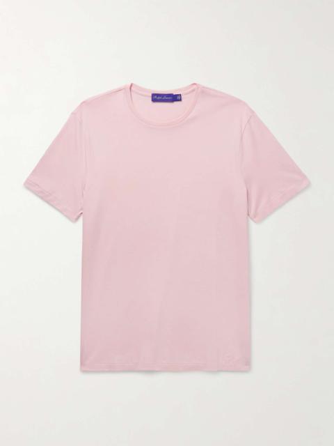 Logo-Embroidered Cotton-Lisle T-Shirt