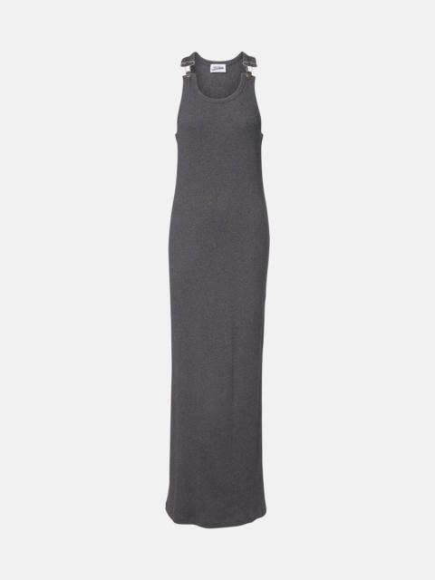 Cotton jersey maxi dress