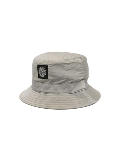 Stone Island Compass-patch ECONYLÂ® bucket hat | REVERSIBLE