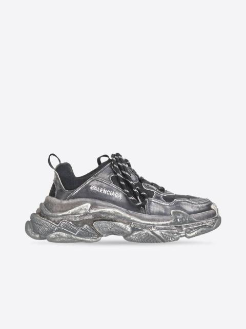 Women's Triple S Faded Sneaker in Black