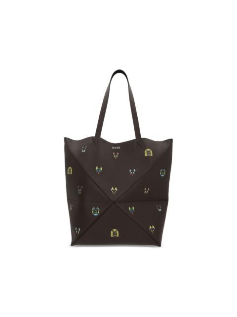 graphic print shoulder bag
