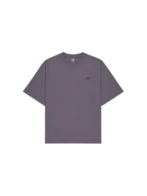 New Balance Athletics Small NB Logo T-Shirt 'Purple' AMT42335-CAS