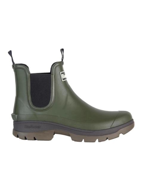 ICONIC BARBOUR WELLINGTON BOOTS IN OLIVE GREEN