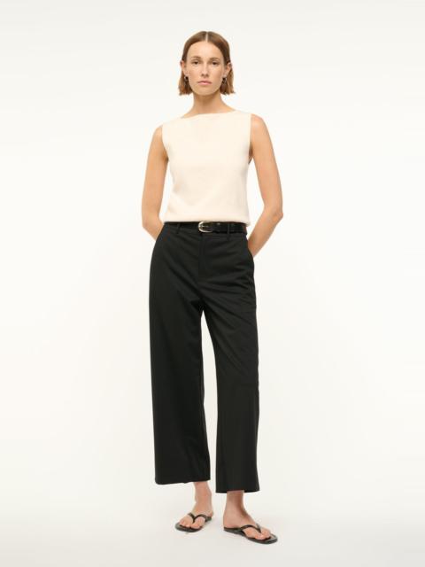 STAUD PRINCE CROPPED PANT BLACK