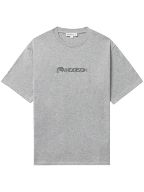 logo-embroidered T-shirt