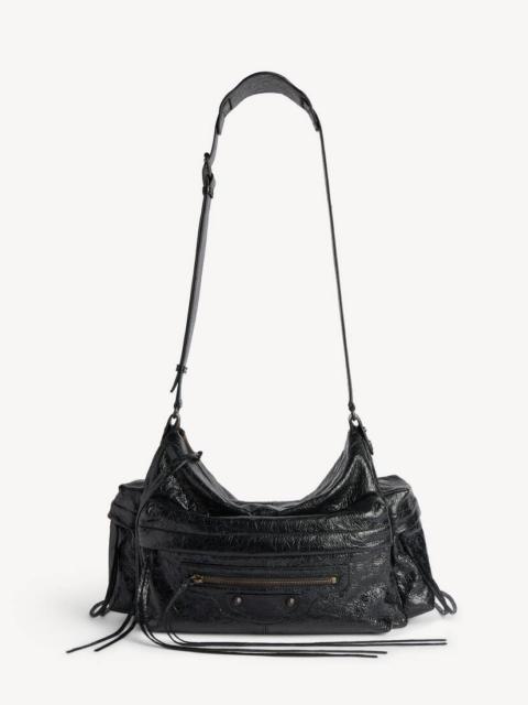 Men's Le City Multipocket Crossbody Bag Medium in Black