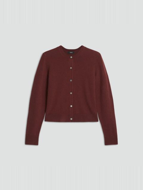 Crewneck Cardigan in Cashmere