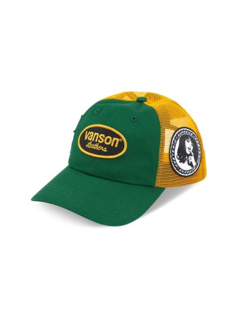 x Hysteric Glamour Mesh Back 6-Panel "Green" hat