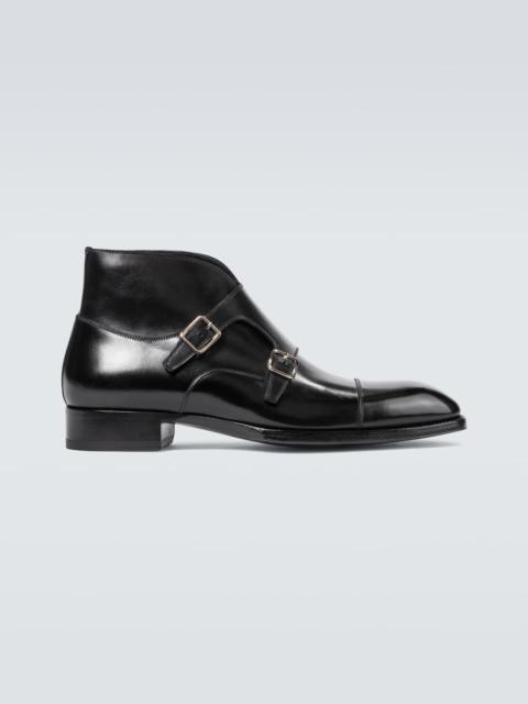 Sutherland double monk strap shoes