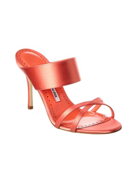 Manolo Blahnik Gueypla 90 Satin Sandal