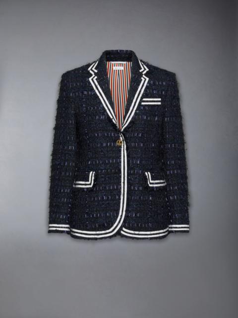 SATIN RIBBON TWEED UNCONSTRUCTED SPORTCOAT