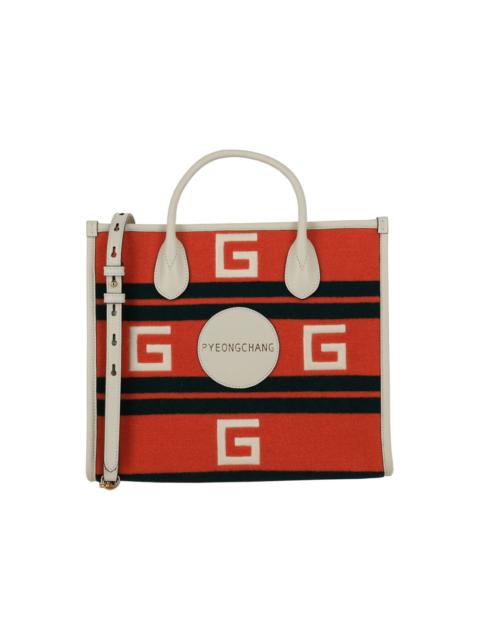Gucci Pyeongchang Small Embroidered Tote Multi