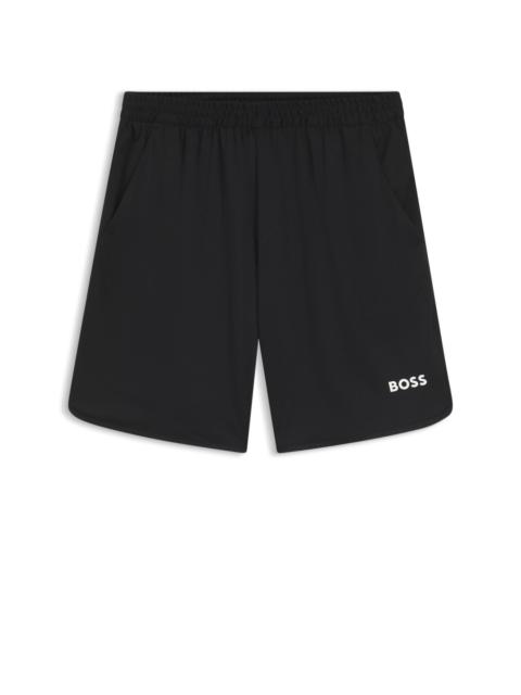 STRETCH SHORTS IN QUICK-DRY FABRIC
