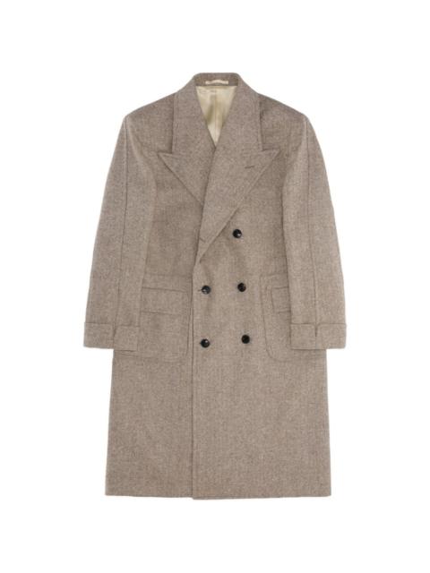 Bogart double-breasted herringbone coat