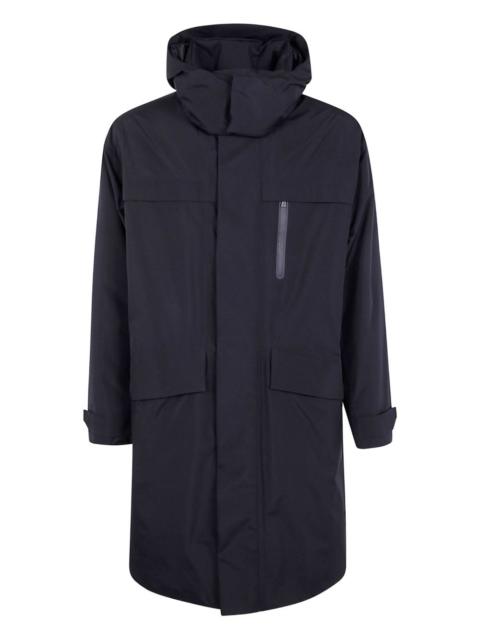 hooded zip coat
