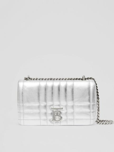 Quilted Metallic Leather Small Lola Bag