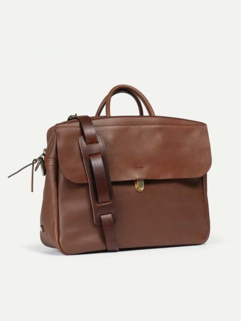 ZEPPO SOLO BUSINESS BAG  -  AMBER BROWN