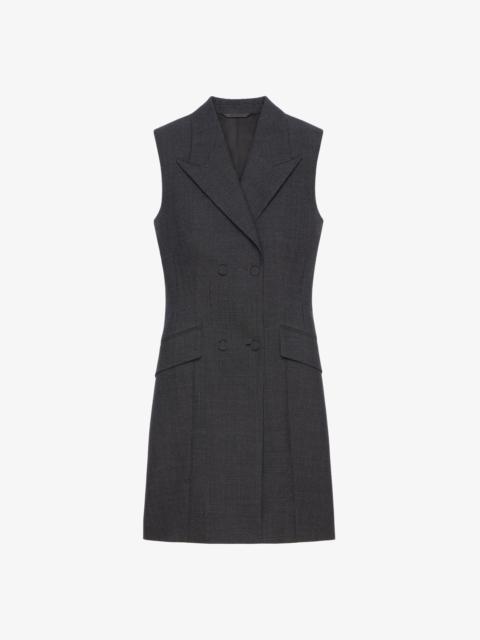 TUXEDO DRESS IN WOOL
