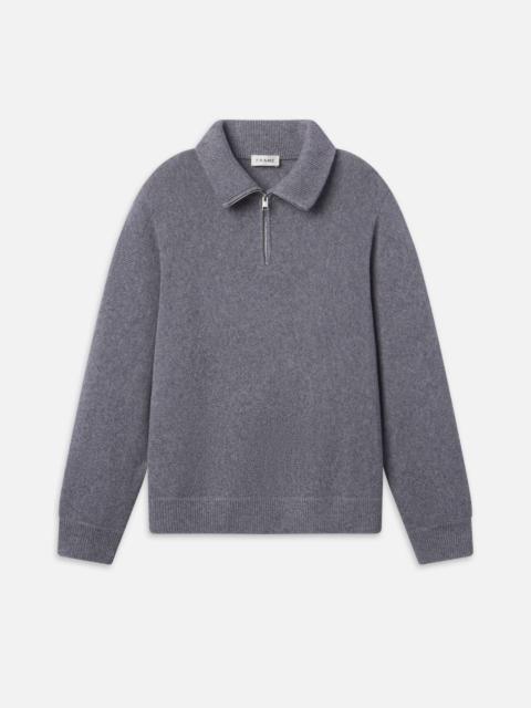 Zip Up Wool Sweater