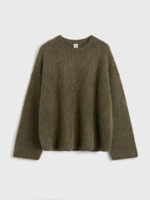 Boxy alpaca knit pepper