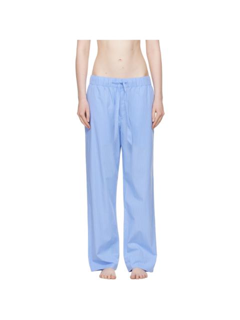 Blue Poplin Pyjama Pants