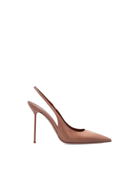point toe slingback pumps