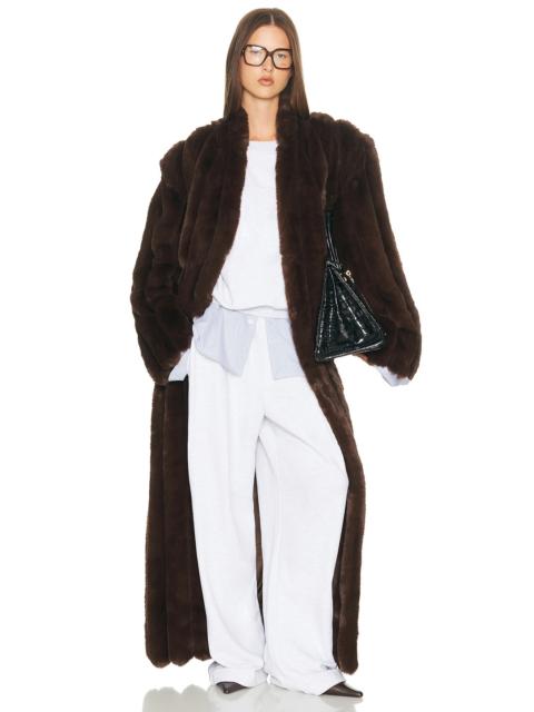 The Irina Faux Fur Coat