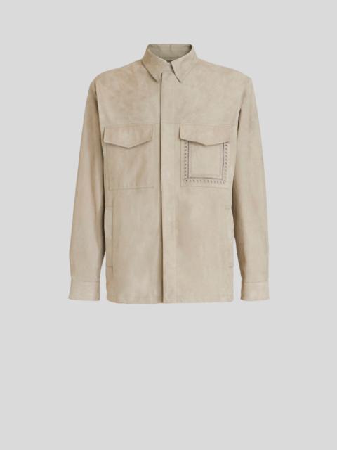 SUEDE SAFARI JACKET