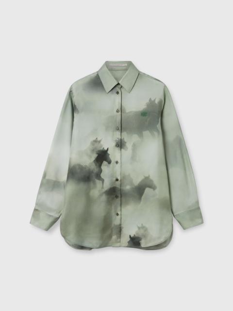 Oversized Horse Print Shirt