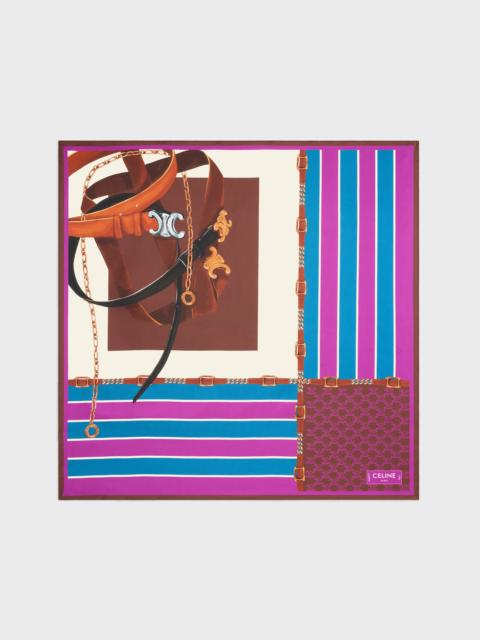 square IN silk twill