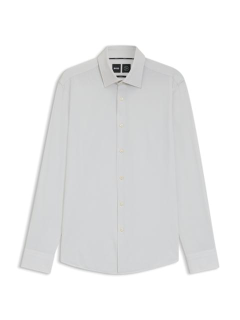 PRINTED SLIM-FIT SHIRT IN PERFORMANCE-STRETCH FABRIC