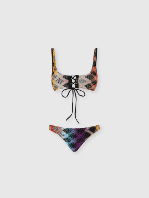 Brasserie bikini with front ties