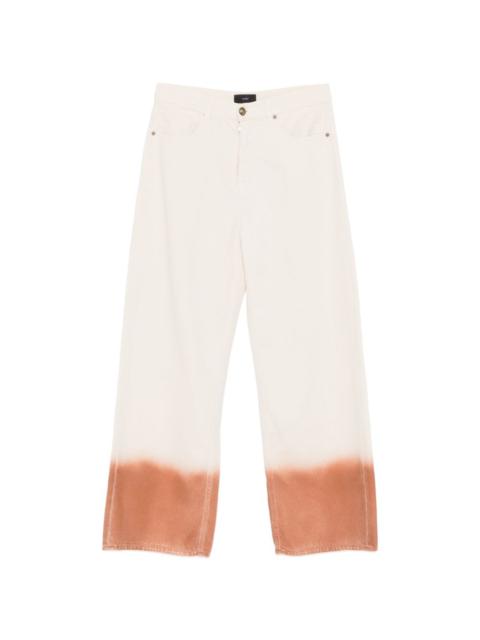 dip-dye trousers