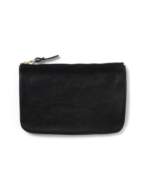 LEATHER TRAVEL POUCH BLACK