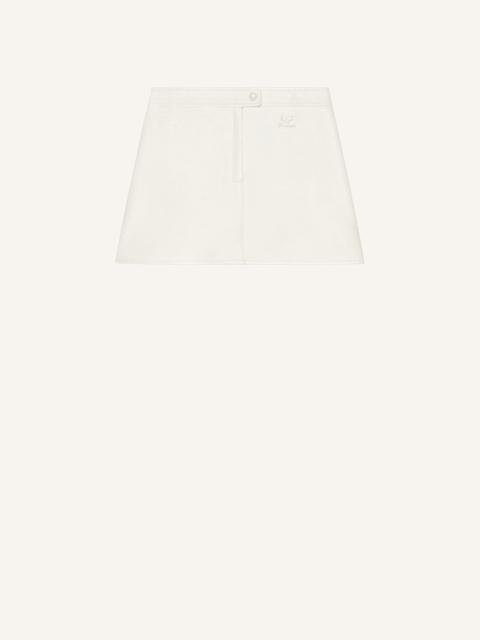 REEDITION VINYL MINI SKIRT