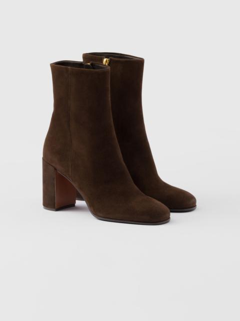 Suede booties