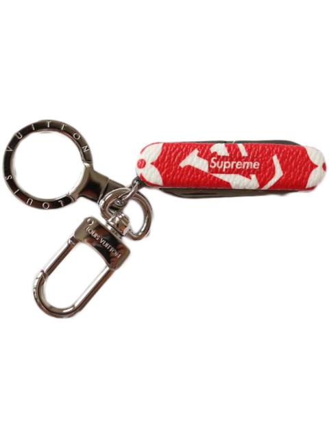 Louis Vuitton x Supreme Pocket Knife Key Chain Red