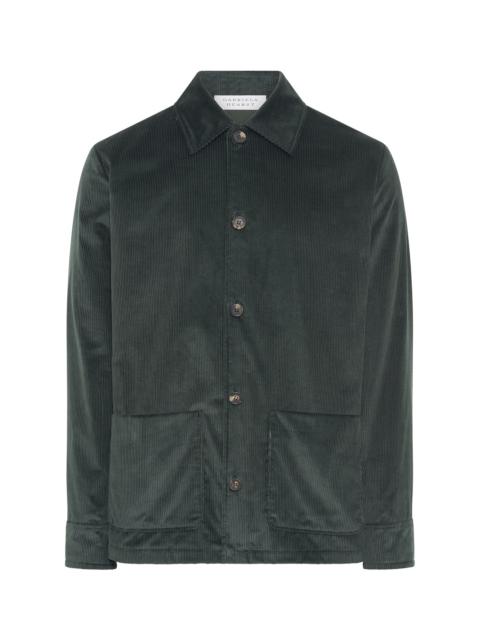 Javier Chore Jacket in English Green Sea Island Cotton Corduroy