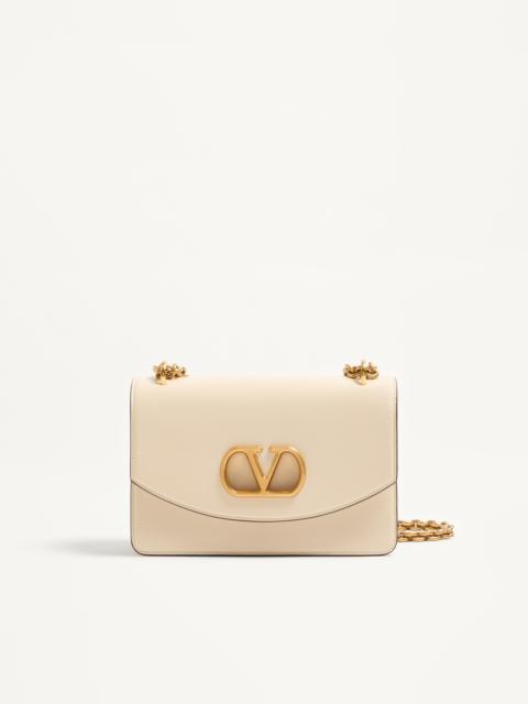 VALENTINO GARAVANI VAIN SHOULDER BAG IN SHINY CALFSKIN