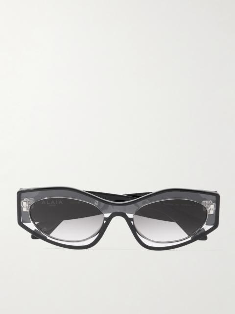 Two-tone Cat-eye Acetate Sunglasses