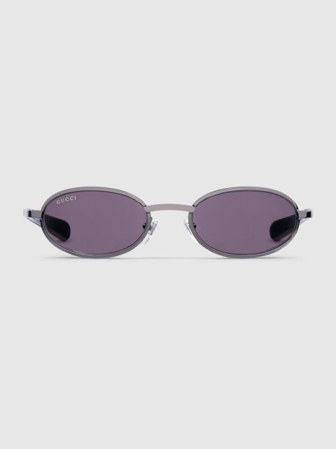 Oval frame sunglasses