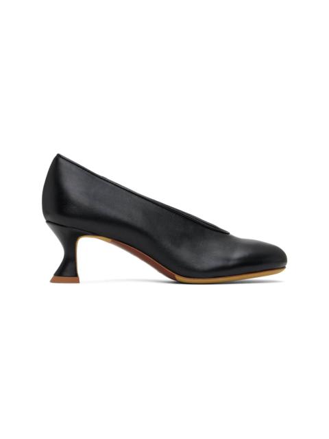 Black Duck Leather Heels