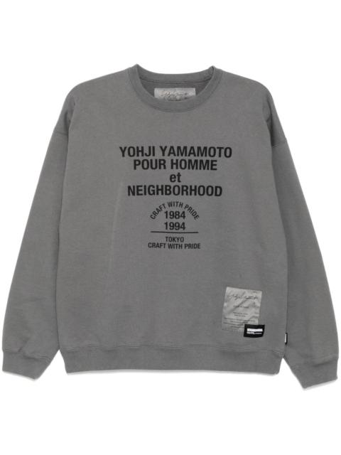x Neighborhood printed long-sleeves sweatshirt