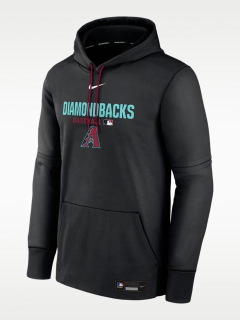 Arizona Diamondbacks Authentic Collection Men's Nike Therma MLB Pullover Hoodie