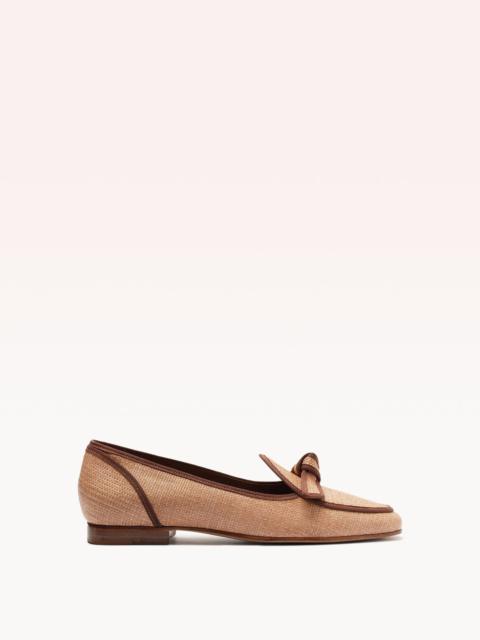 GROSGRAIN RAFFIA LOAFER