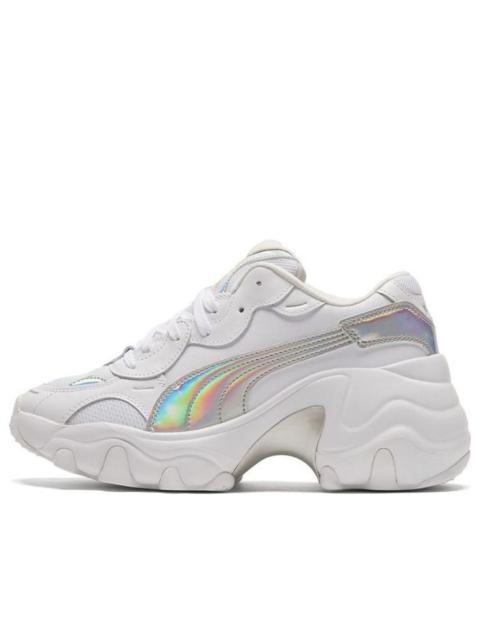 (WMNS) PUMA Pulsar Wedge 'Iridescent - White Silver' 385251-01
